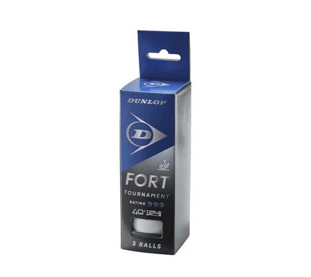 Dunlop 40+ Fort Tournament TT Balls - Pk 3