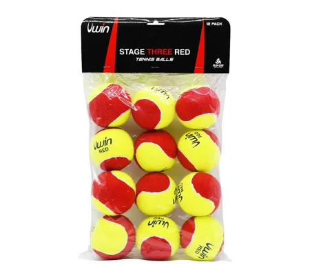 Uwin Stage Three Red Tennis Balls - Pack of 12 balls