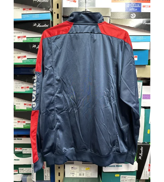 Clearance Mendip Broadwalk FC Tracktop - Navy/Red