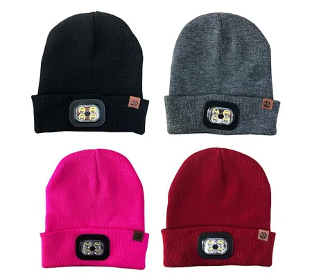 Six Peaks LED Lighted Beanie Hat - Black