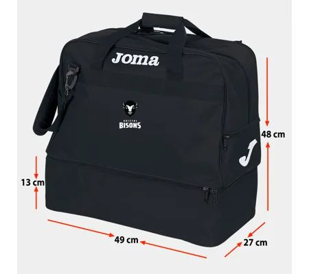 Bristol Bisons Joma Training III Holdall - Black