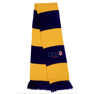 QEH Scarf - Navy/Gold