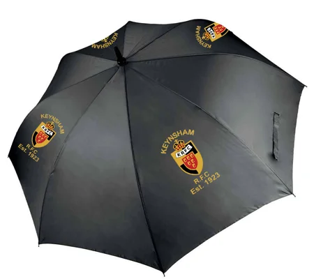 Keynsham RFC Large Golf Umbrella - Black