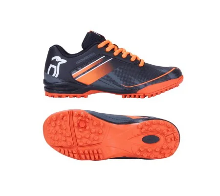 KOOKABURRA HOCKEY SHOE NEON BLACK/ORANGE