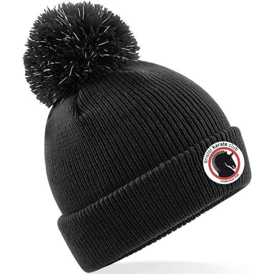 BKC Junior Bobble Hat - Black