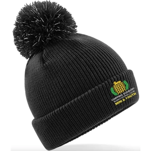 Chipping Sodbury RFC Bobble Beanie Kids - Black