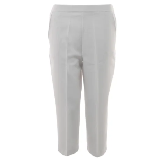 Crop Trousers - Ladies - White
