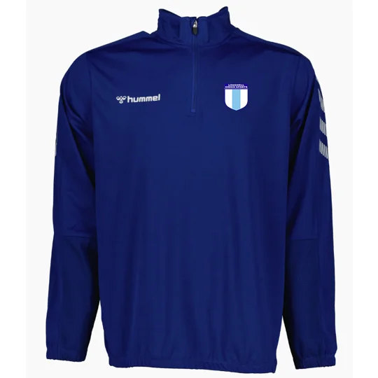 Longwell Green FC Junior Hummel 1/4 Zip - True Blue