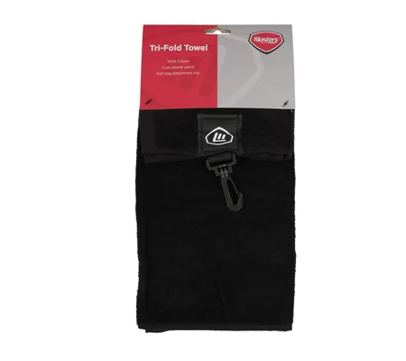 Masters Tri-Fold Towel Black