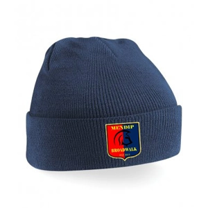 Mendip Broadwalk - Navy Turn up Hat Adults