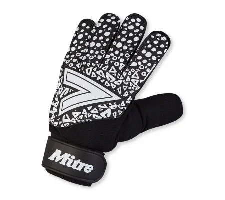 MITRE GOALKEEPING GLOVE MAGNETITE GLOVE JUNIOR BLACK/WHITE
