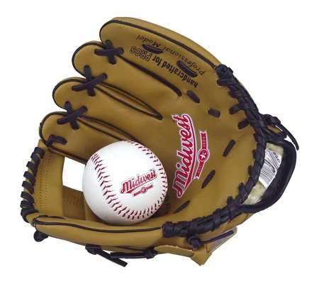 Midwest Baseball Glove & Ball