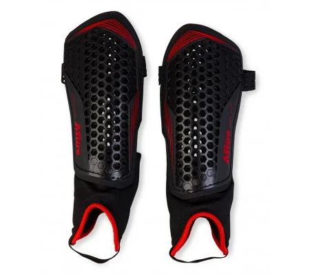 MITRE SHINPAD AIRCELL CARBON (+ANKLE) BLK / RED