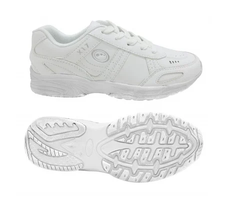 OPTIMUM SCHOOL TRAINER (LACE UP) WHITE