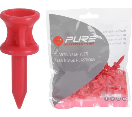 Pure2improve Step Tees (Bag of 25)
