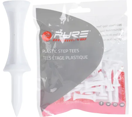 Pure2improve Step Tees (Bag of 25)
