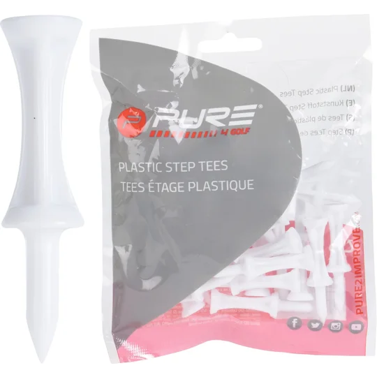 Pure2improve Step Tees (Bag of 25)