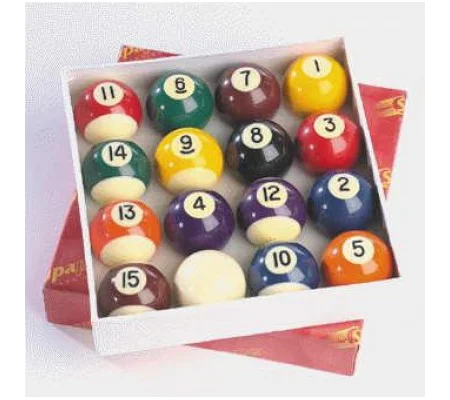 2'' POOL BALL SET SPOTS AND STRIPES