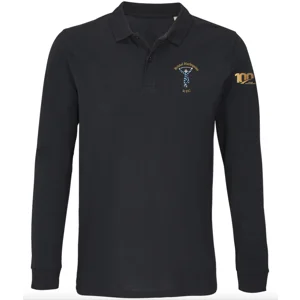 Bristol Harlequins 100 Year Anniversary L/S Polo - Black