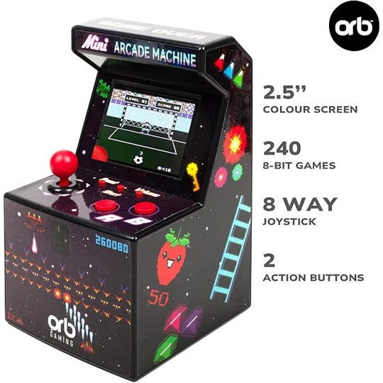 Retro Mini Arcade Machine (240-in-1 Games)