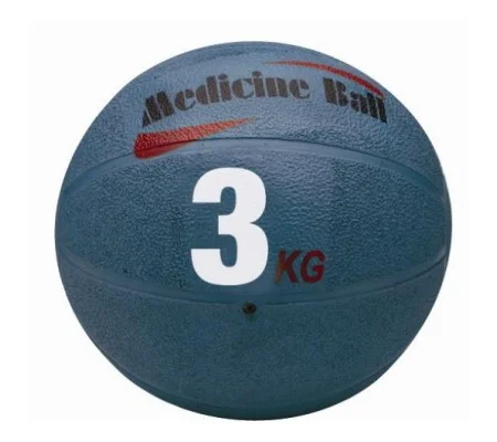 RUBBER MEDICINE BALL(BLUE) 3KG