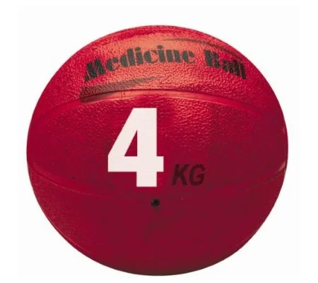 RUBBER MEDICINE BALL (RED) 4KG