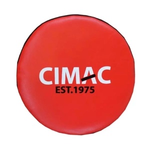 CIMAC ROUND SHIELD - RED/BLACK