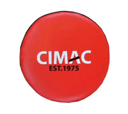 CIMAC ROUND SHIELD - RED/BLACK
