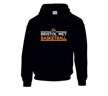 Bristol Met Basketball 1 Gildan Hoodie - Black