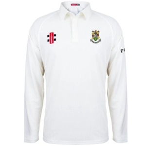 Hanham CC Gray Nicolls Matrix V2 L/S Shirt - Ivory
