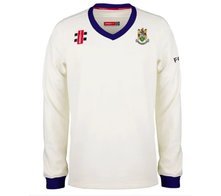 Hanham CC Gray Nicolls Pro Performance Sweater - Ivory/Navy