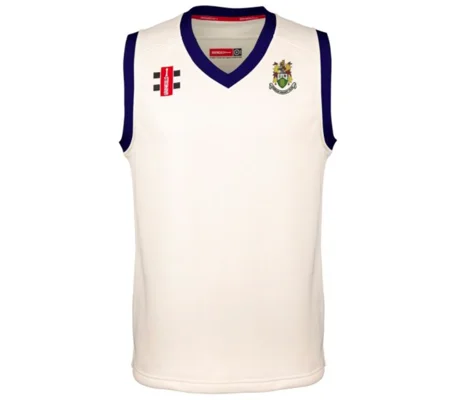 Hanham CC Gray Nicolls Pro Performance Slipover - Ivory/Navy