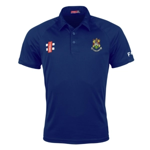 Hanham CC Gray Nicolls Matrix V2 Polo Shirt - Navy