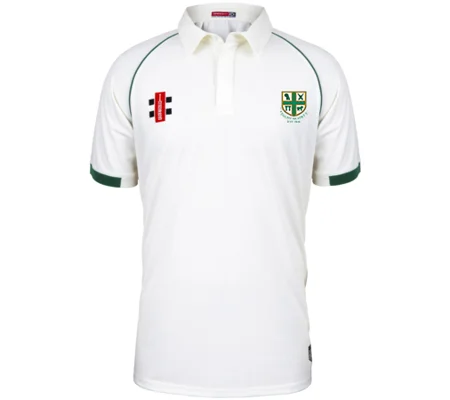 Coalpit Heath CC Gray Nicolls Matrix V2 S/S Shirt - Ivory/Green