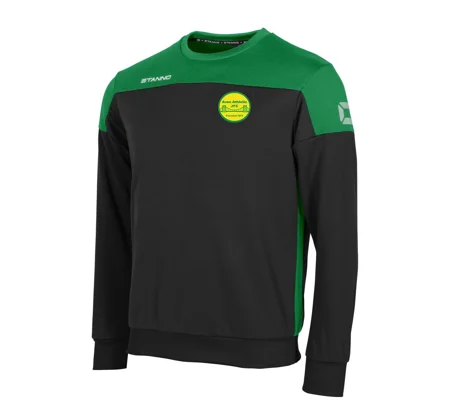 Avon Athletic Stanno Pride Round Neck Top - Black/Green
