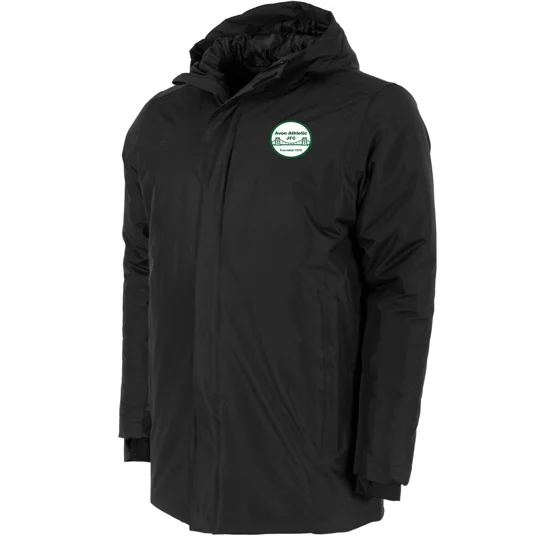 Avon Athletic Stanno Prime Padded Coach Jacket - Black