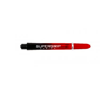 HARROWS DART STEMS SUPERGRIP FUSION BLACK/RED
