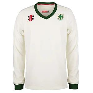 Coalpit Heath CC Gray Nicolls Pro Performance Sweater - Ivory/Green