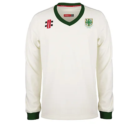Coalpit Heath CC Gray Nicolls Pro Performance Sweater - Ivory/Green