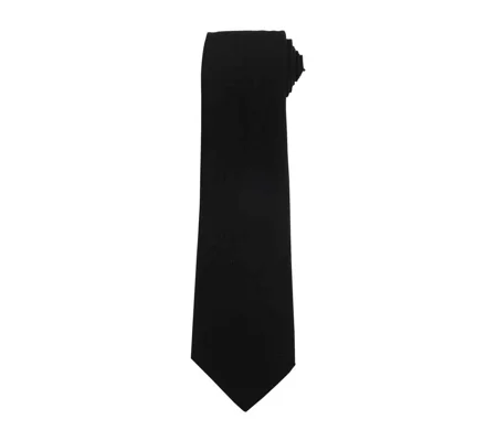 Plain Black Tie - Adult Size