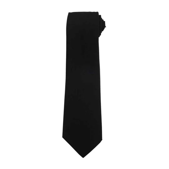 Plain Black Tie - Adult Size