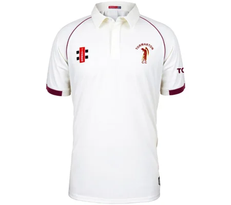 Tormarton CC Gray Nicolls Matrix V2 S/S Match Shirt - Maroon