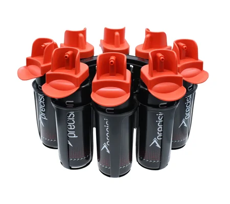 Precision 8 Hygiene Water Bottles & Oval Carrier (1L)