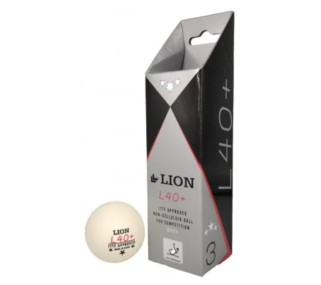 ABLE TENNIS BALLS LION 3* (3 BALL PACK)