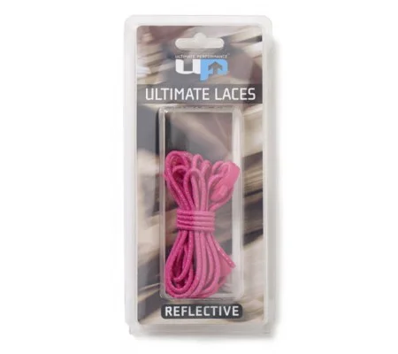 ULT. PERF. RUNNING REFLECTIVE LACES (6731) - HOT PINK