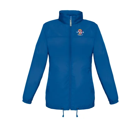 Westbury Harriers RC Womens Sirocco Windbreaker Jacket (Print Logo) - Royal Blue