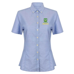 Whitehall RFC Ladies Short Sleeve Regular Fit Shirt - Blue