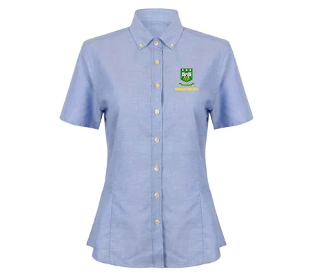 Whitehall RFC Ladies Short Sleeve Regular Fit Shirt - Blue