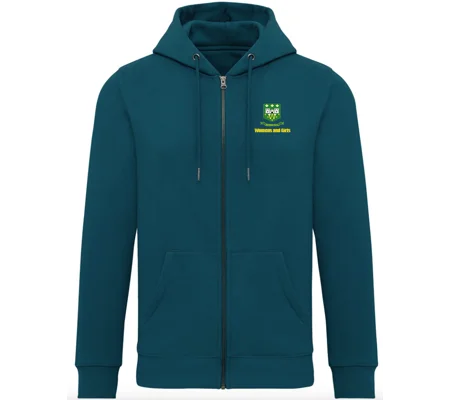 Whitehall RFC Ladies Full Zip Hoodie - Jade