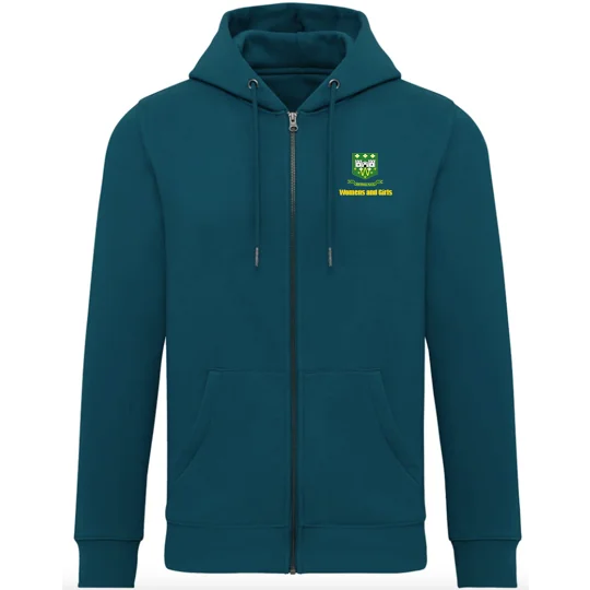 Whitehall RFC Ladies Full Zip Hoodie - Jade
